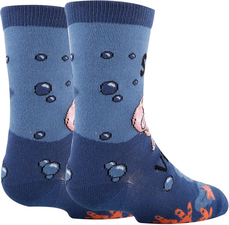ooohyeah Kid's Novelty Cute Animals Crew Socks, Funny Crazy Silly Cool Casual Dress Socks for Boy and Girl, Size 1-5 - Image 3